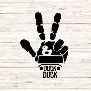 Duck Wave svg Off Roading suv truck duck ducking svg 4x4wd SVG/PNG Clip Art Digital Files Seamless Download Instant Transparent Background