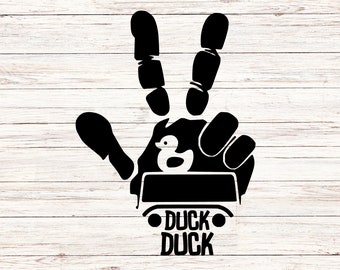 Duck Wave svg Off Roading suv truck duck ducking svg 4x4wd SVG/PNG Clip Art Digital Files Seamless Download Instant Transparent Background