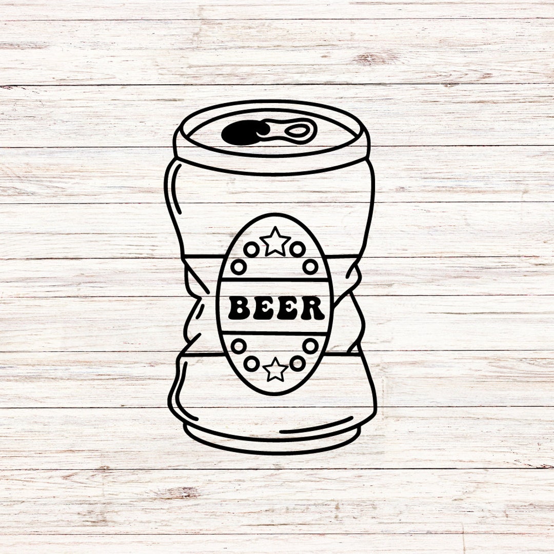 Crushed Beer Can Svg/png Beer Can Svg Crushing It Svg Summer Vacation
