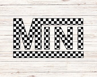 « Mini » damier SVG/PNG : design rétro (téléchargement numérique)