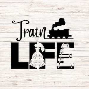 Railroad Life svg Train Life svg Railroad svg Conductor svg Track Spike Train svg Flag svg RR SVG/PNG Archivo digital Descargar Instant Clipart