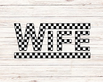 Femme à carreaux SVG/PNG : Design rétro femme (fichiers numériques)