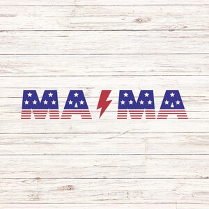 America Retro Mama svg Festa della mamma mamma mamma felice festa della mamma regalo SVG/PNG File digitali Scarica Seamless ClipArt Sfondo trasparente