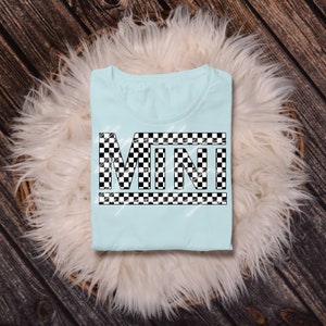 Checkered Mini Svg/png Checkered Retro Mini Svg Checkered Baby Svg ...