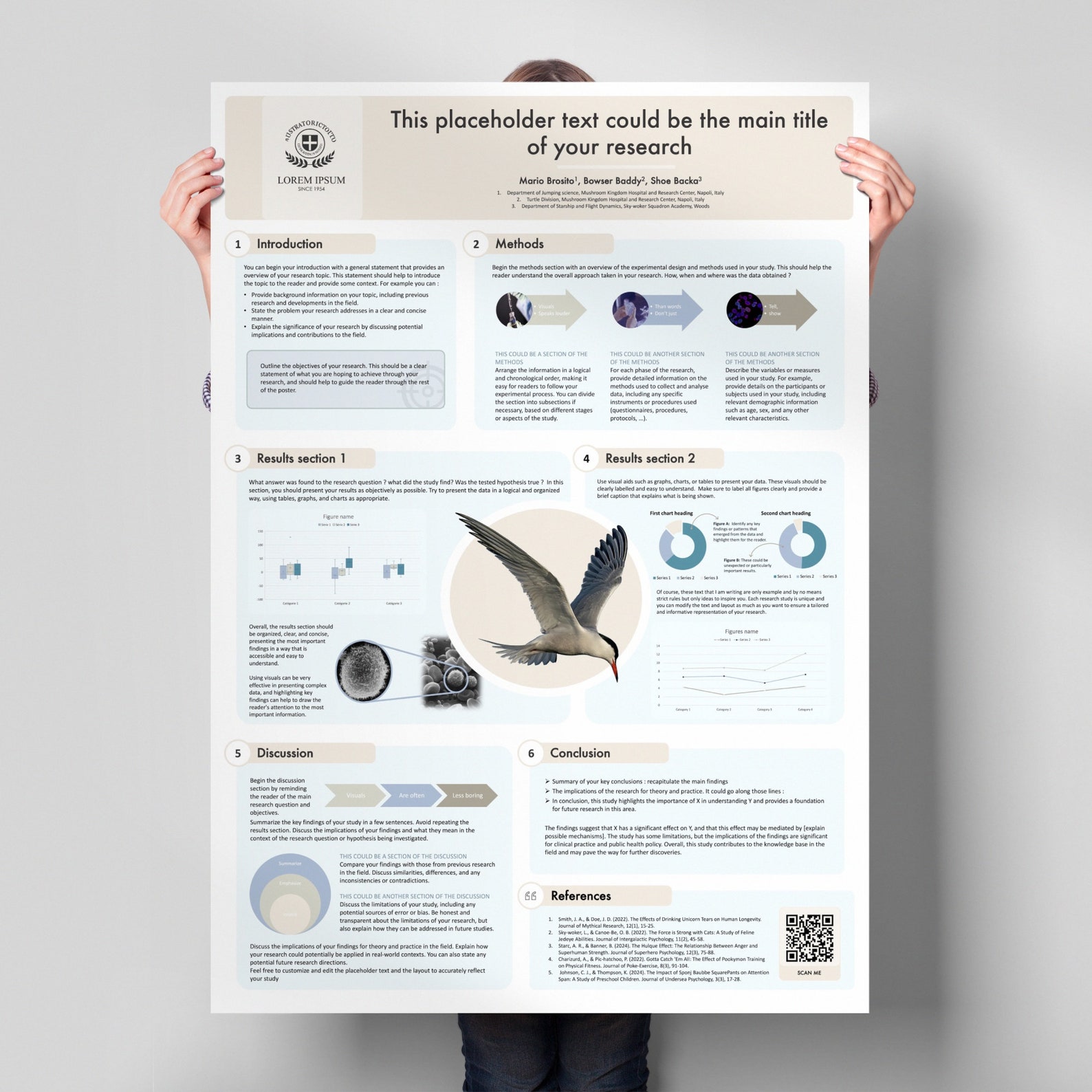 Scientific Poster Template A0 Portrait Powerpoint for Conference Scientific Poster Template A0 Portrait Powerpoint for Conference