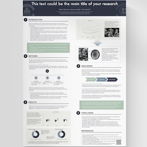 Powerpoint Research Poster Template | Abstract Presentation for ...