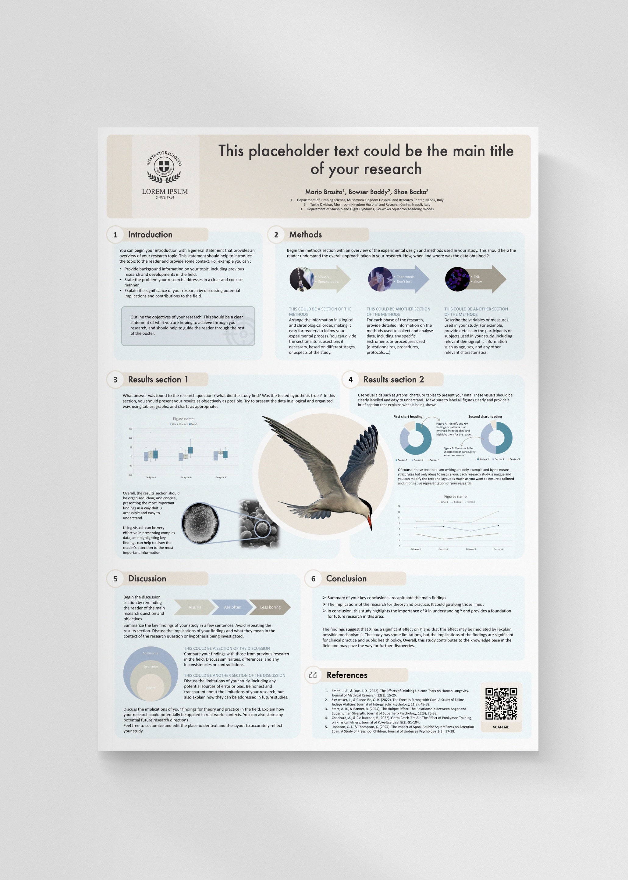 Scientific Poster Template A0 Portrait Powerpoint for Conference Scientific Poster Template A0 Portrait Powerpoint for Conference