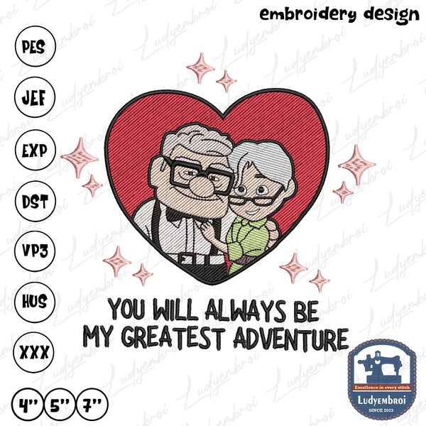 Valentine Custom Couple Embroidery Machine Design, Individual Movie Valentine Couple Embroidery, Happy Valentine Day, Instant Download