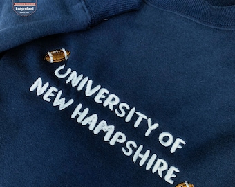 Embroidered University Hoodie, Custom College Sweatshirt, Custom Text Shirt, College Graduation Gifts, Back To School Gift