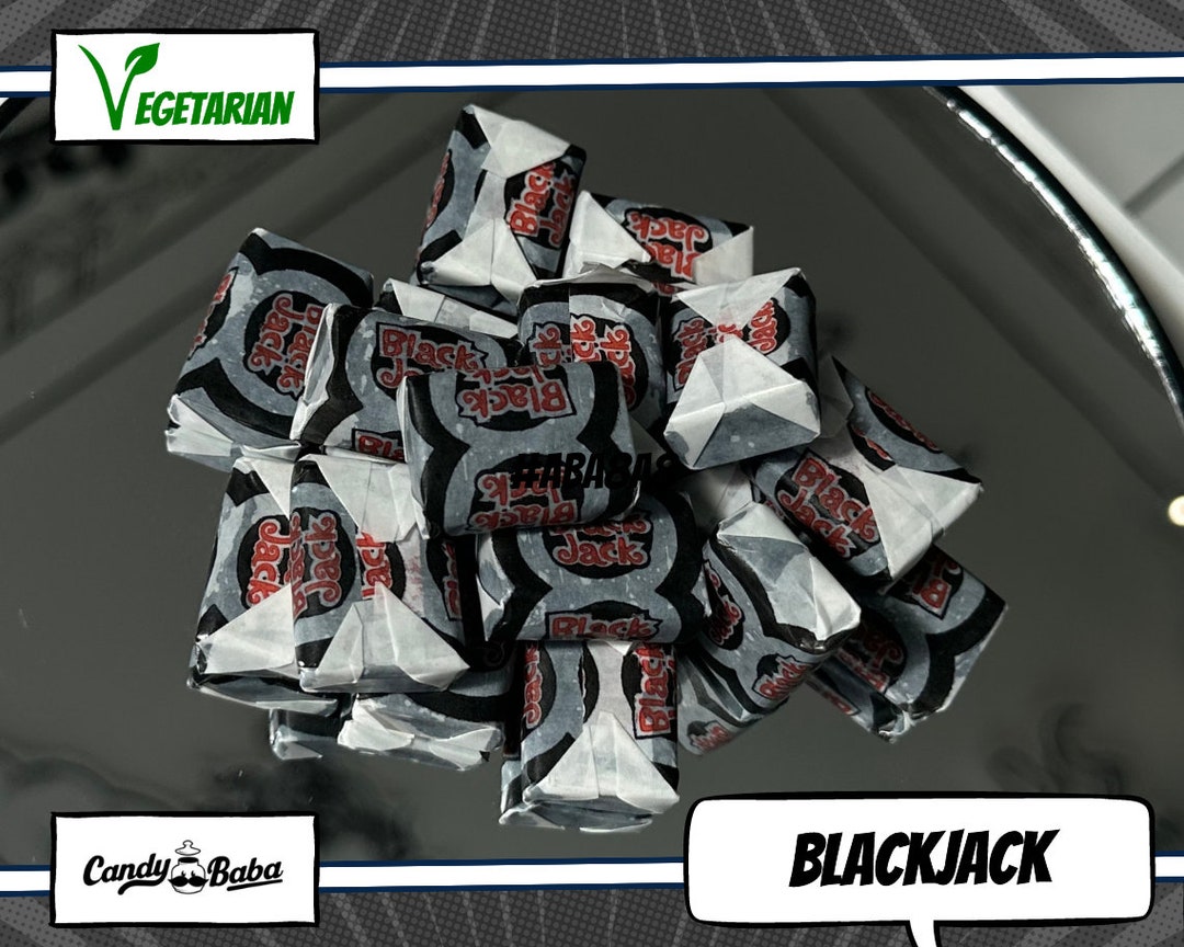 Barratt BLACKJACK Chews Retro Aniseed Flavour Penny Sweets Pick N Mix