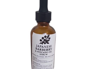 Japanese Barberry Avocado Glow Serum | Handmade Botanical Face Oil