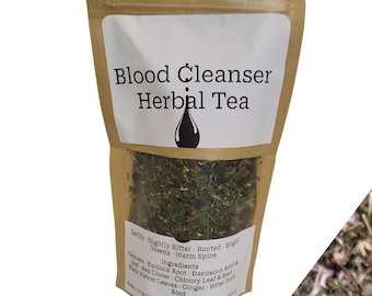 Té de hierbas para desintoxicar la sangre: raíces y hojas silvestres