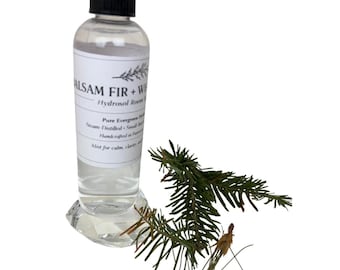 Spray de abeto balsámico y pino blanco para habitaciones, bruma hidrosol de bosque, ambientador natural.