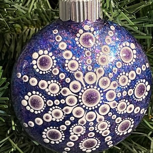 Mandala Ornament 3 inch - Hand Painted With Love