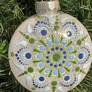 Mandala Ornament 4 inch - Hand Painted With Love
