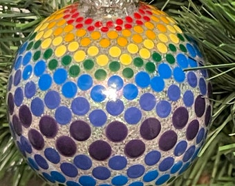 Mandala Ornament 3 cale - Malowana ręcznie z miłością