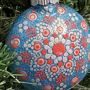 Mandala Ornament 3 inch - Hand Painted With Love