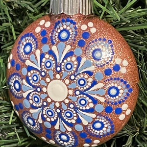 Mandala Ornament 3 inch - Hand Painted With Love