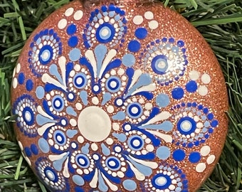 Mandala Ornament 3 cale - Malowana ręcznie z miłością