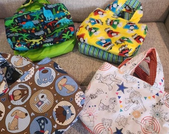 Bolsas de actividades para niños pequeños: dinosaurios, cachorros, Toy Story, Thomas el tren