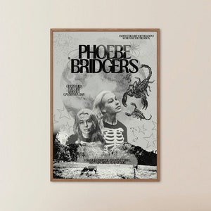 Phoebe Bridgers Print - Punisher album inspired - Music poster wall art