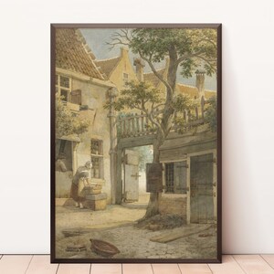 Amsterdam House Courtyard | Travel Print | Amsterdam Travel | Amsterdam Art Print | Amsterdam Gift | The Netherlands | Amsterdam City Prints