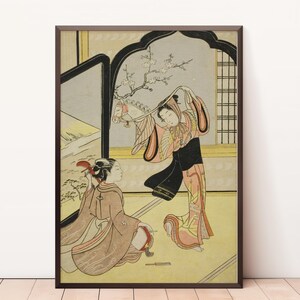 Poster Art | Japanese Art Print | Digital Download | Digital Art Prints | Asian Art | Home Decor | Japanese Costume Printable Wall Art