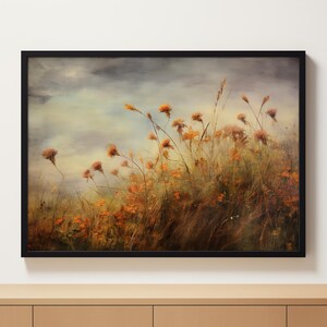 Autumn Wildflowers Print | Farmhouse Decor | Fall Wall Art | Autumn Decor | Wildflower Wall Art | Autumn Decorations | Digital Download
