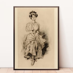 Dancing Girl Print | Spanish Dancer | Dance Wall Decor | Home Gift | Dancer Artwork | Flamenco Dancer