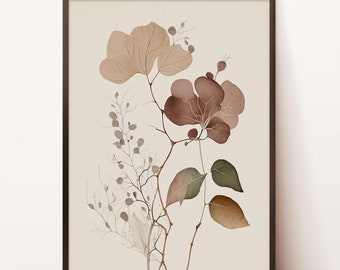 Gallery Wall Art | Printable Wall Art | Boho Floral Bundle | Wildflower Prints | Wild Flowers Art | Botanical Print | Farmhouse Decor