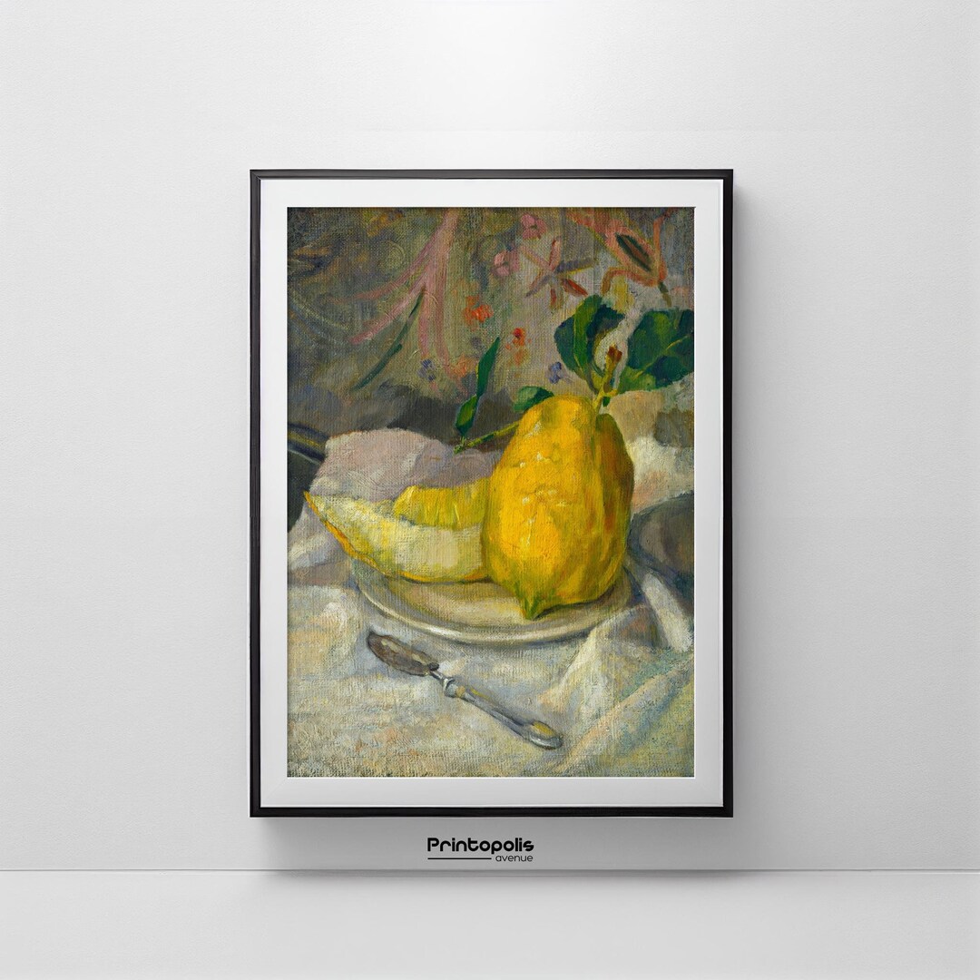 Lemon Print Printable Art Digital Wall Art Kitchen Wall - Etsy