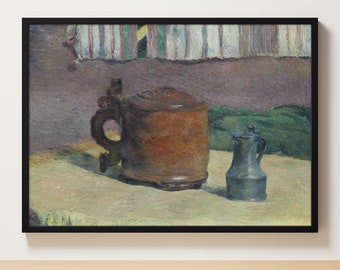 Pitcher Print | Vintage Print | Vintage Kitchen Painting | Vintage Kitchen Printable Wall Art | Country Wall Decor | Digital Download Art