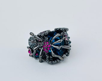 Halloween Spider Ring Size 7 ~ Creep It Real: Unique Enamel Ring