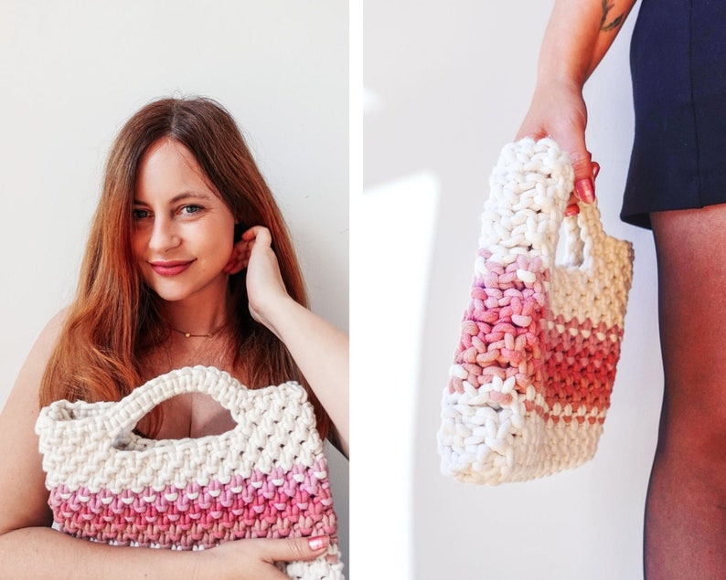 Macrame PATTERN Easy DIY Macrame Bag Tutorial for Beginners Etsy