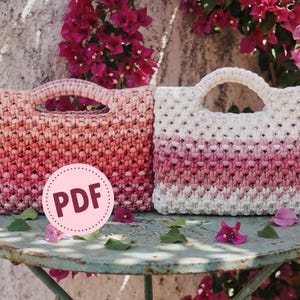 Macrame Bag PDF PATTERN | Easy DIY Macrame Bag Tutorial for Beginners | Written Instructions + Step-by-Step Photos & Knot Guide