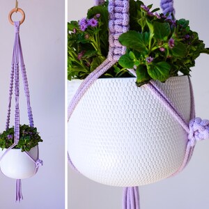 Macrame Plant Hanger PDF PATTERN | Macrame Plant Hanger Tutorial for ...