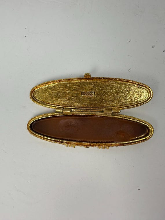 Estee Solid Super Perfume - Estee Lauder - Perfume Intake - Great Condition - Gold - Rare - Oval - 308 View 5