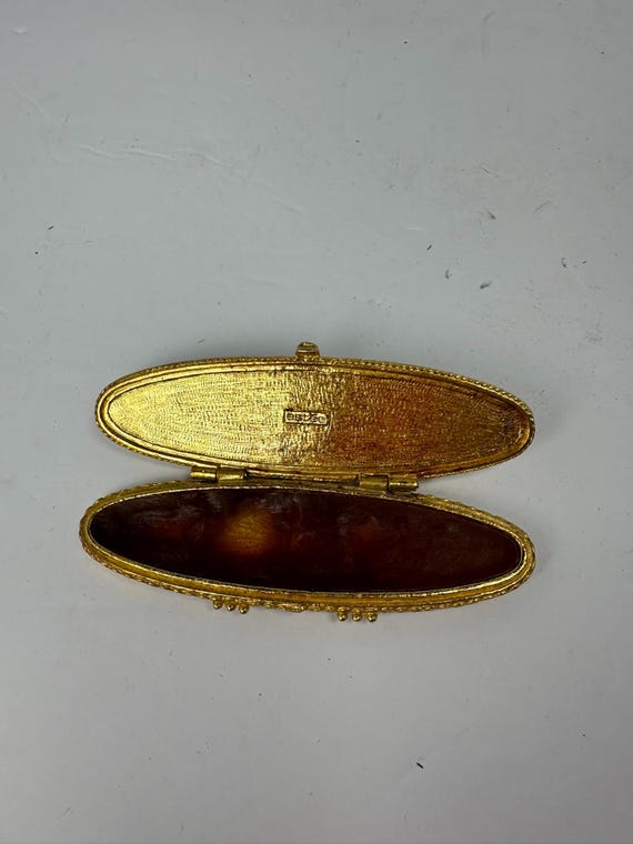 Estee Solid Super Perfume - Estee Lauder - Perfume Intake - Great Condition - Gold - Rare - Oval - 308 View 5