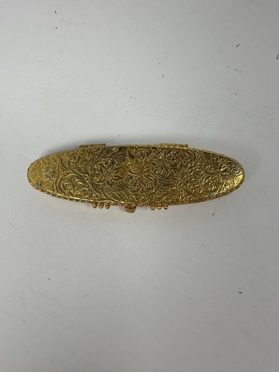 Estee Solid Super Perfume - Estee Lauder - Perfume Intake - Great Condition - Gold - Rare - Oval - 308 View 3