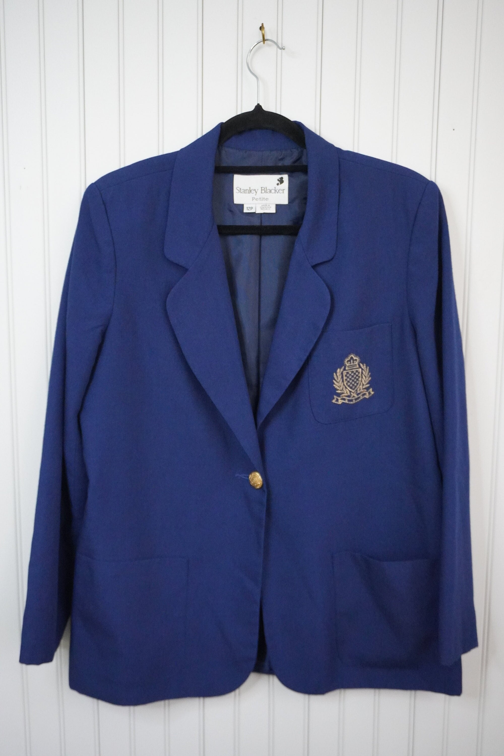 Navy blue petite blazer hotsell