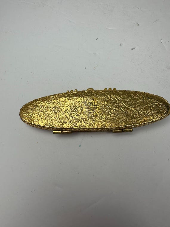 Estee Solid Super Perfume - Estee Lauder - Perfume Intake - Great Condition - Gold - Rare - Oval - 308 View 3