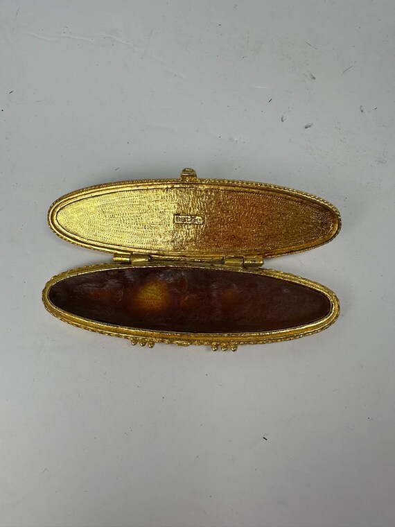 Estee Solid Super Perfume - Estee Lauder - Perfume Intake - Great Condition - Gold - Rare - Oval - 308 View 6