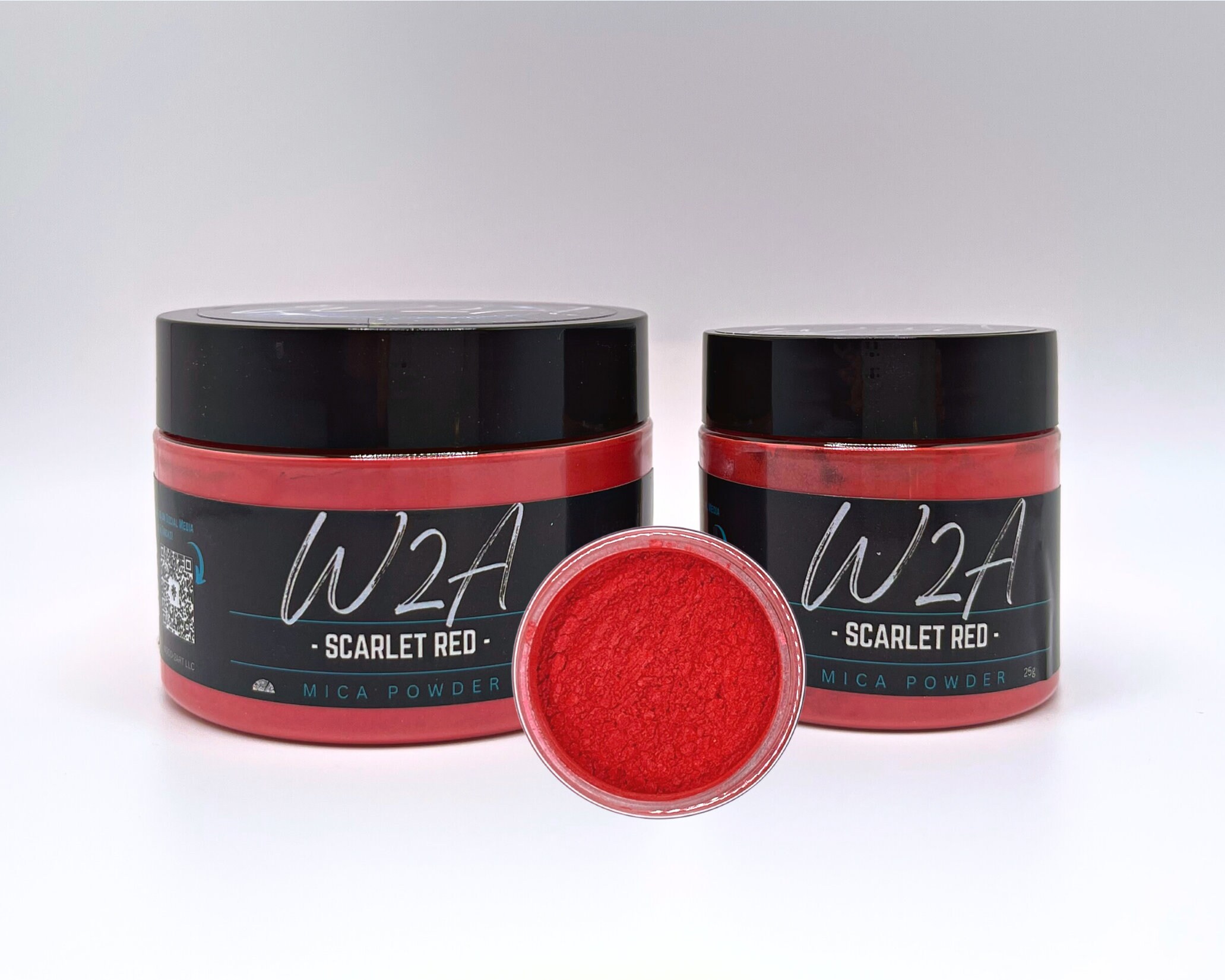 Scarlet Red - Shimmer Mica Powder