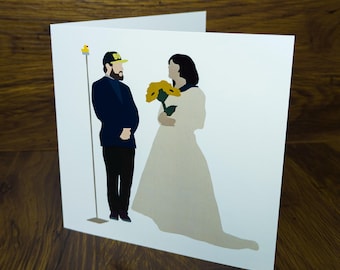 TM - Tarjeta de felicitación de boda de Noel