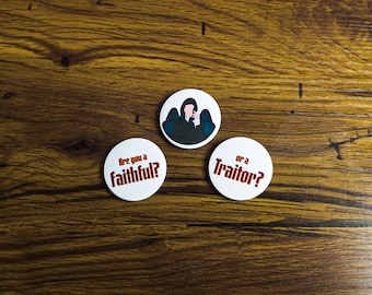 The Traitors - Traitor or Faithful Badges