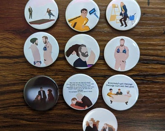 Taskmaster Series 7 Pin Badges