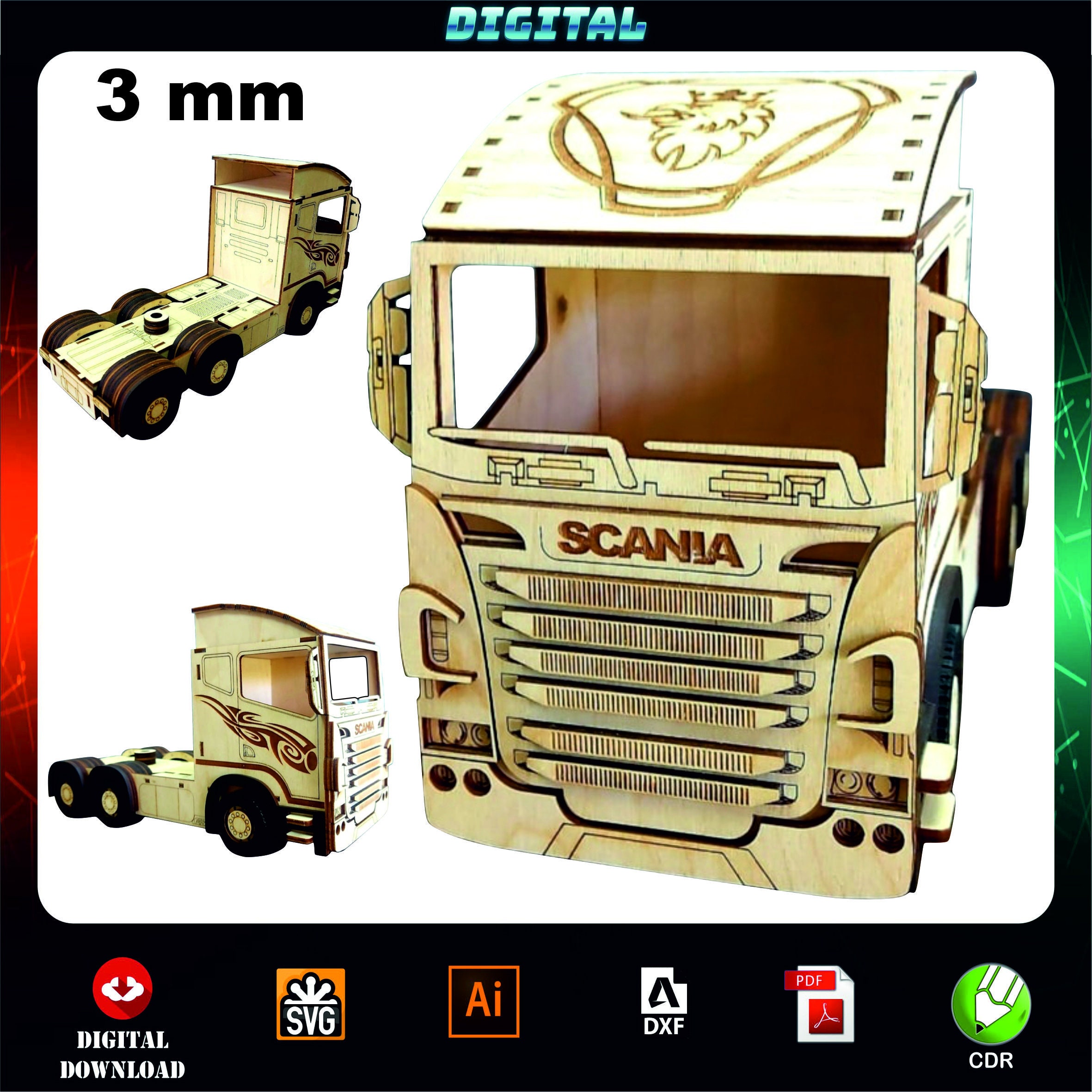 Scania 3d model - .de