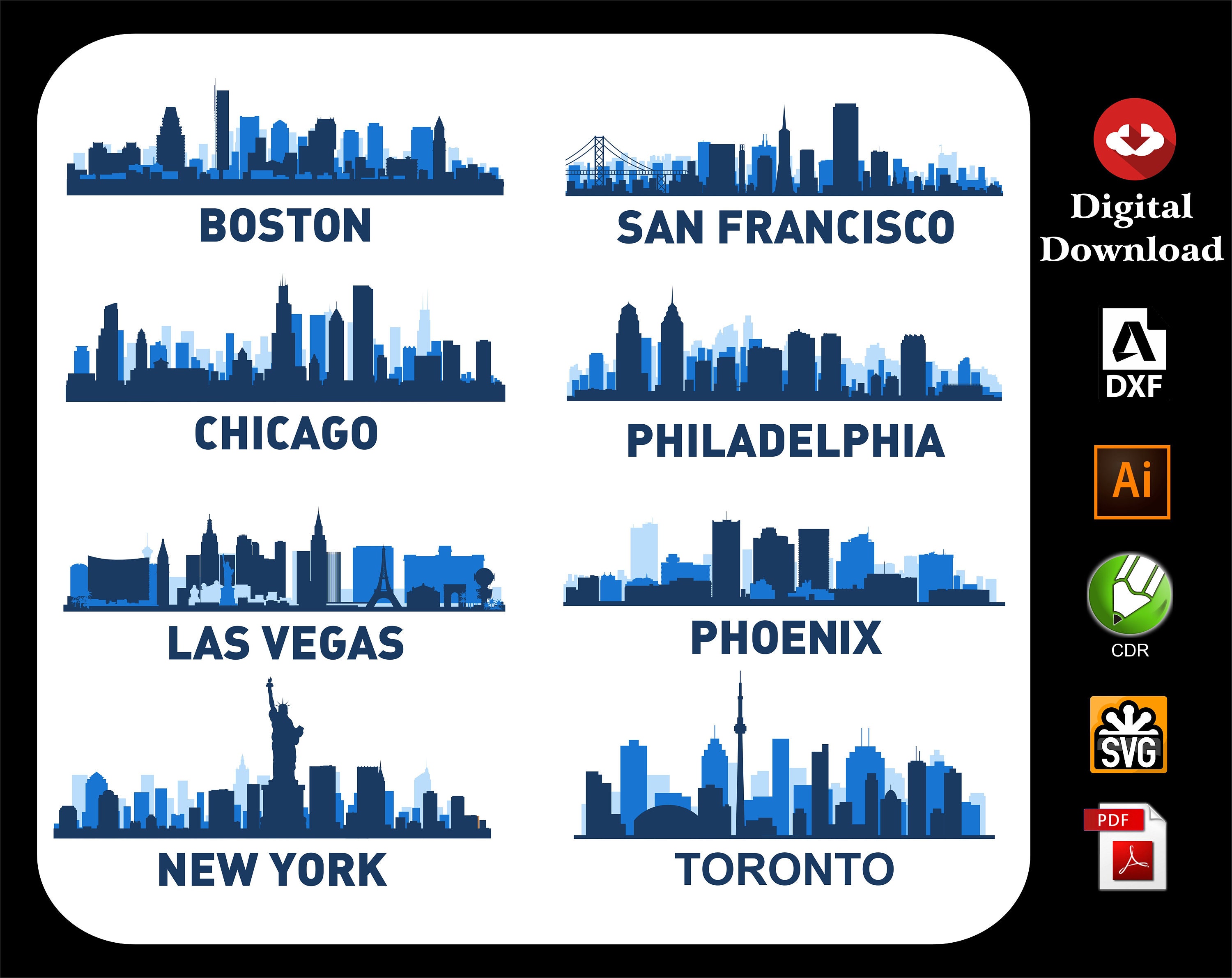 Countries, Cities , Svg , Vector, Laser Cut, Uv Printing, Cities T