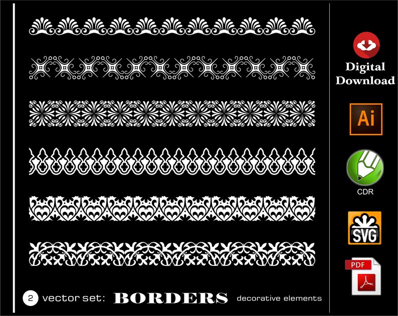 800 Frame Ornament Frame Svg,square Frame Pack,double Border,rectangle,circle Frame,oval,doodle