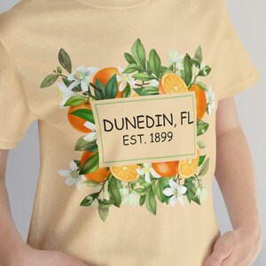 Camiseta Dunedin Florida, presente para a mãe, dia das mães, presente para um amigo, camisa de viagem, roupas, laranjas, nós amamos Dunedin, orgulho da cidade, doce vida